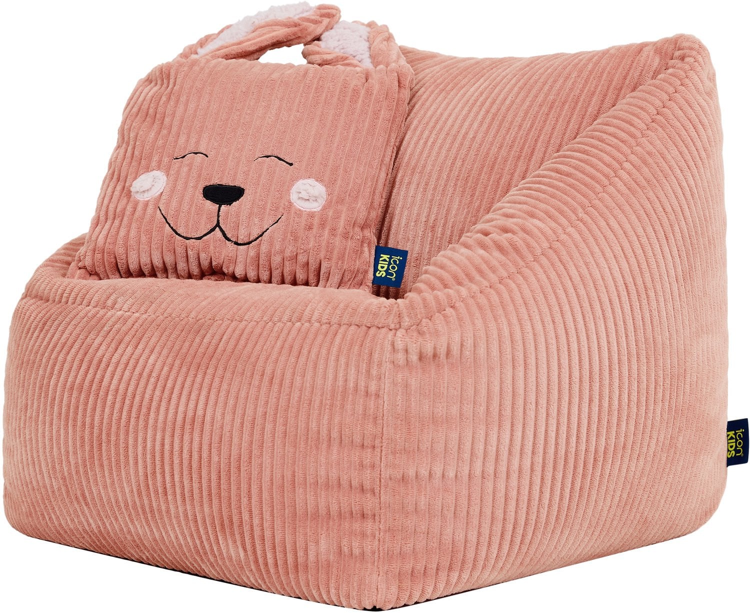Icon Natalia Kinderzitzak met Konijn Kussen - Corduroy - Roze
