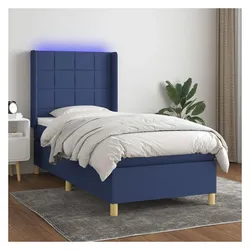 vidaXL, Boxspringbett, Faranina (Block mit Quadraten) (80 x 200 cm)