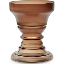 Vase In & Out 30,5 x 38,5 cm, bernsteinfarben