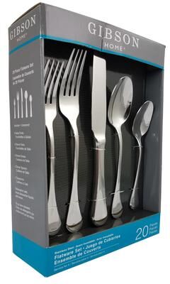 Gibson Home Classic Manchester 20-Piece Flatware Set