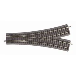 PIKO 55426 H0 A-Gleis Y-Weiche WY mit Bettung