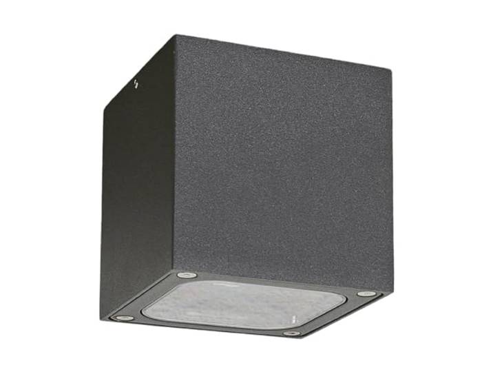 Lucande LED Outdoor Deckenlampe in dunkelgrau, transparent, Deckenleuchte