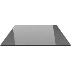 Funkenschutzplatte Rechteck 120x130cm - schwarz
