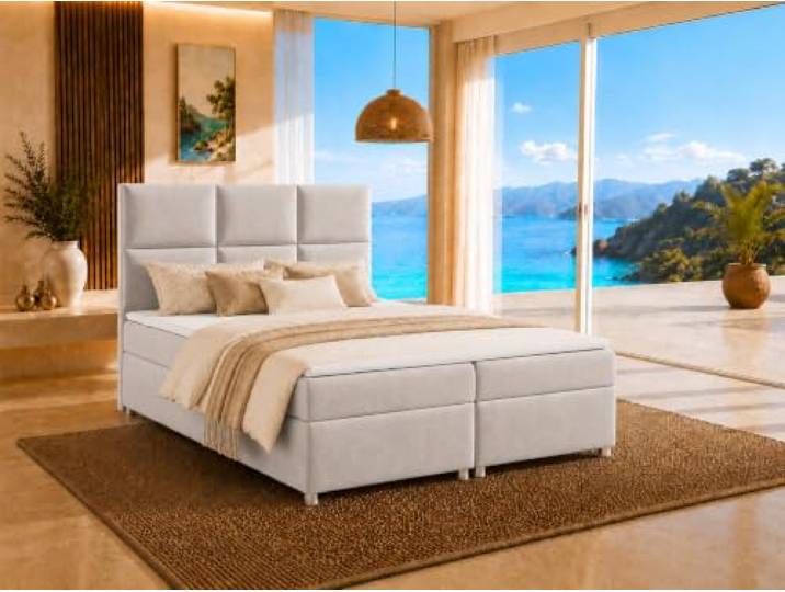 Best For Home Trinity K-13 Boxspringbett 160x200 cm mit Stauraum und Topper