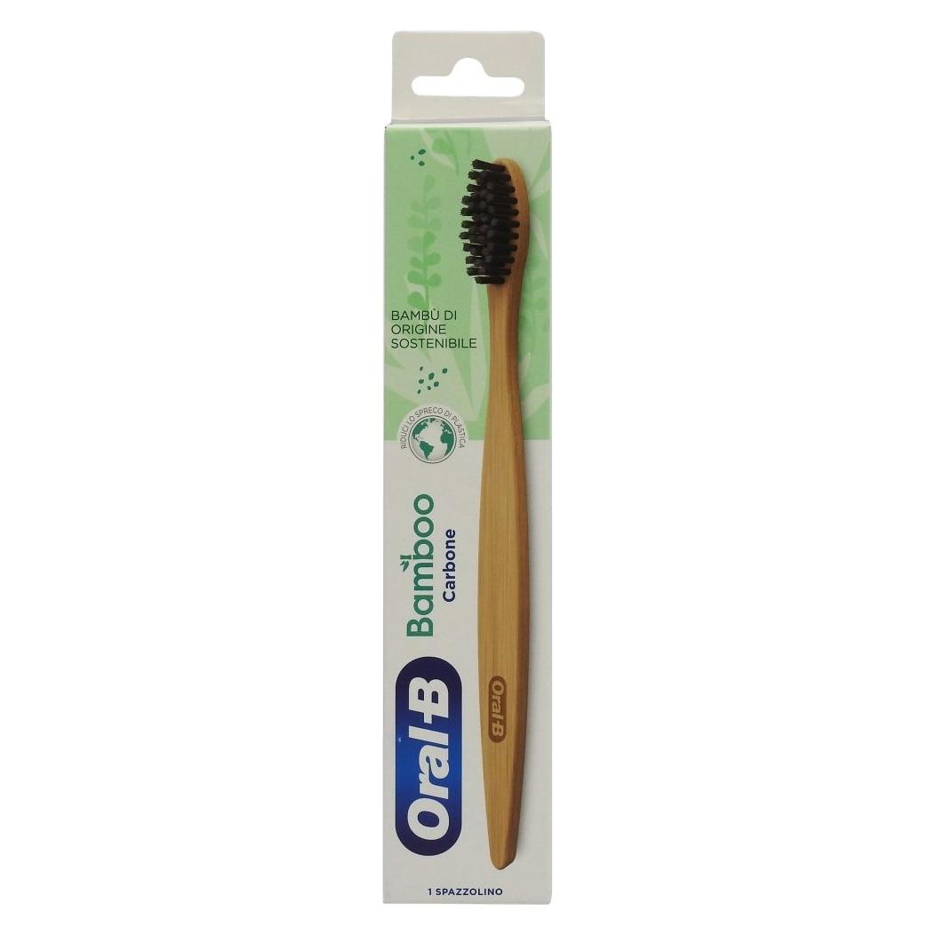 Ambi Pur Procter & Gamble Oral-B Bambus-Handzahnbürste mit Holzkohleborsten (1x) (50004946)