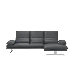 W.SCHILLIG Ecksofa aus Mikrofaser Broadway , grau