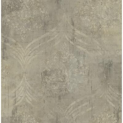 Seabrook Designs Brilliant Ogee Rustic Unpasted Wallpaper