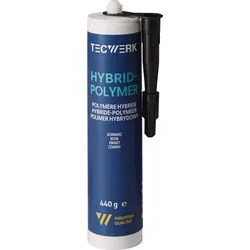 1K-Hybrid-Polymer schwarz 440g Kartusche TECWERK
