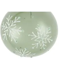 Weihnachtsbaumkugel   , grün , Glas,Aluminium Ø: 7