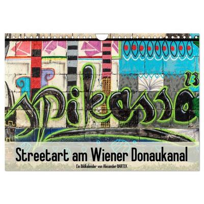Streetart am Wiener Donaukanal (Wandkalender 2027 DIN A4 quer), CALVENDO Monatskalender