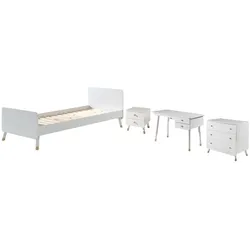 KINDERZIMMER komplett Set 4-tlg. Kamillah 5 Bett Kommode Schreibtisch