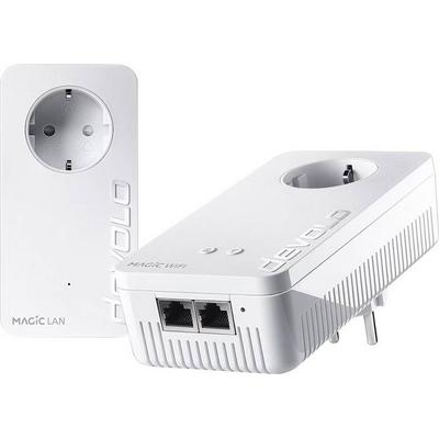 Devolo Magic 2 WiFi 6 next Powerline Starter Kit 07188 Powerline, WLAN 2400 MBit/s