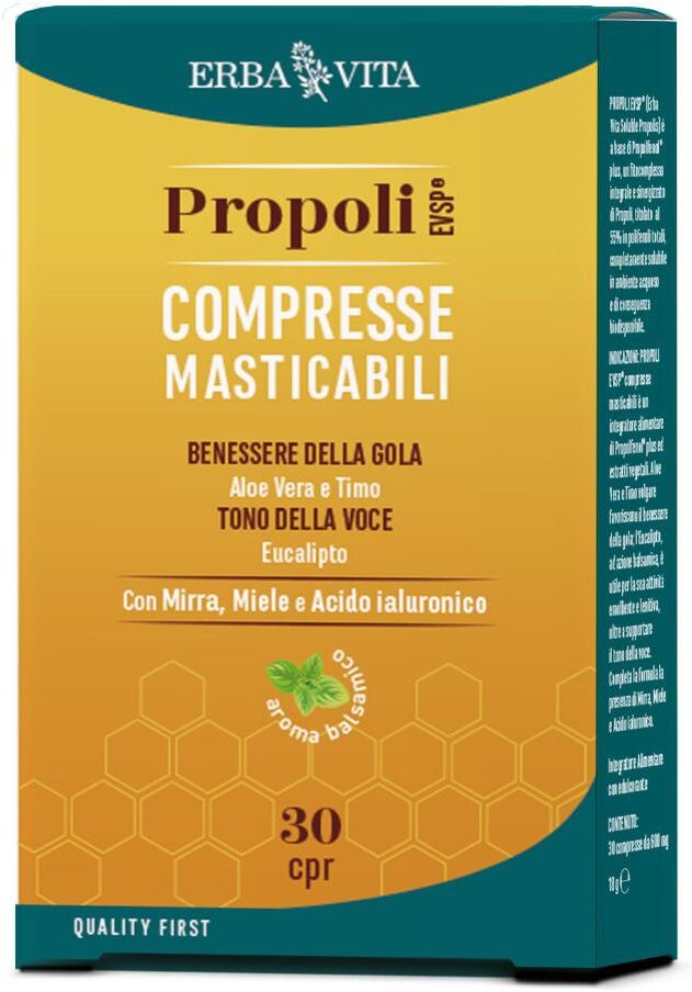 Erba Vita PROPOLI EVSP 30CPR MASTIC