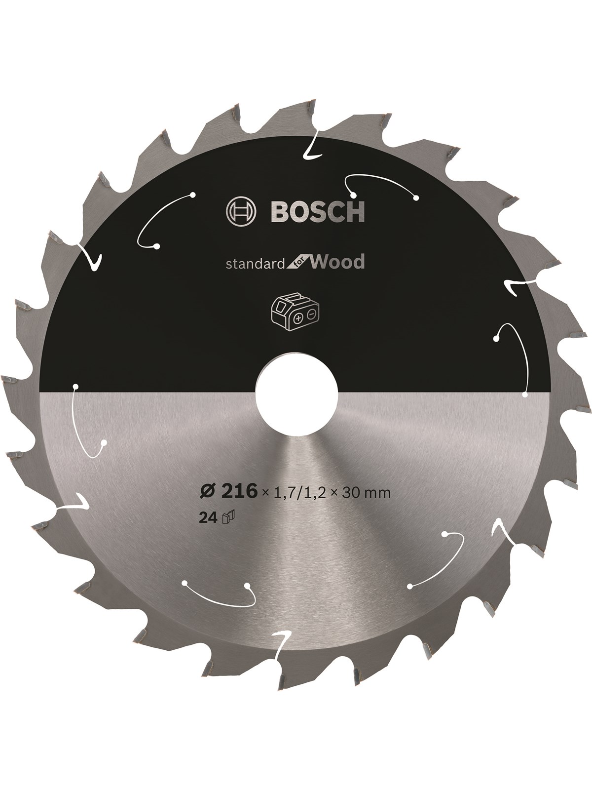 Bosch RUNDSAVKLINGE ACCU STD TRÆ 216X30X24T