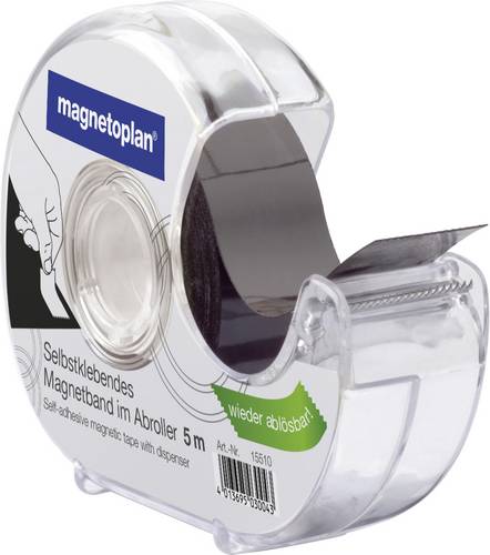 Magnetoplan Magnetband (L x B) 5m x 19mm Schwarz 1 St. 15510