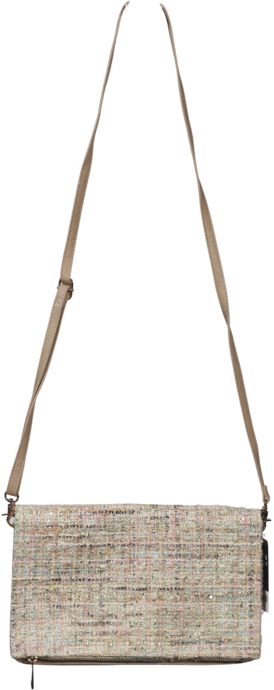 Cox Damen Handtasche klein, Beige, Kunstleder - Second Hand