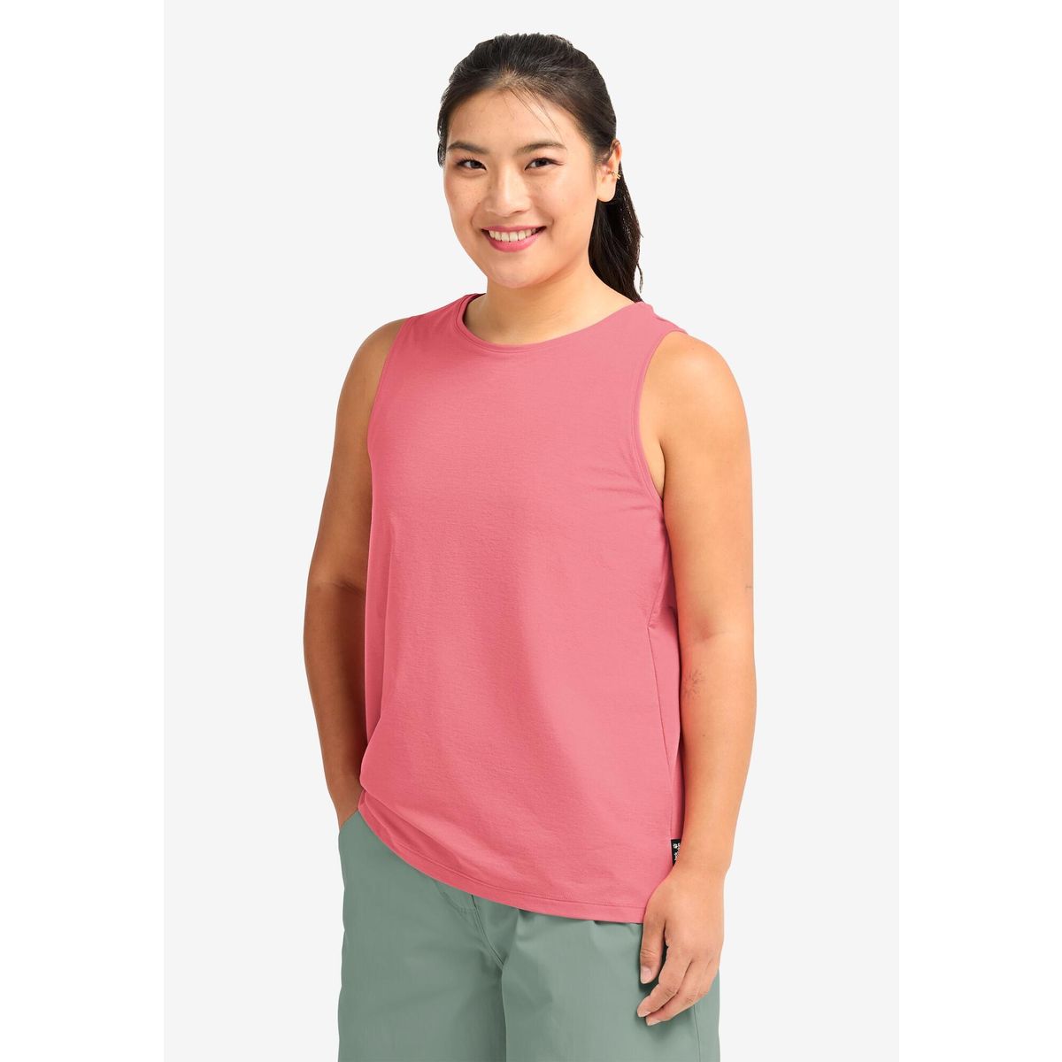 Jack Wolfskin Travel Tank TOP W evening rose (H0111) L A65783_H0111_A10