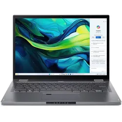 Acer Aspire Spin 14 (14", 512 GB, 16 GB, DE, Intel Core Ultra 5 115U), Notebook, Grau