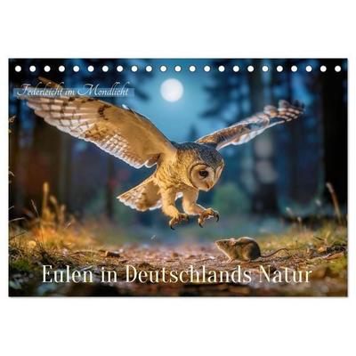 Eulen in Deutschlands Natur (Tischkalender 2027 DIN A5 quer), CALVENDO Monatskalender