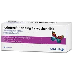 JODETTEN Henning 1x wöchentlich Tabletten 28 St