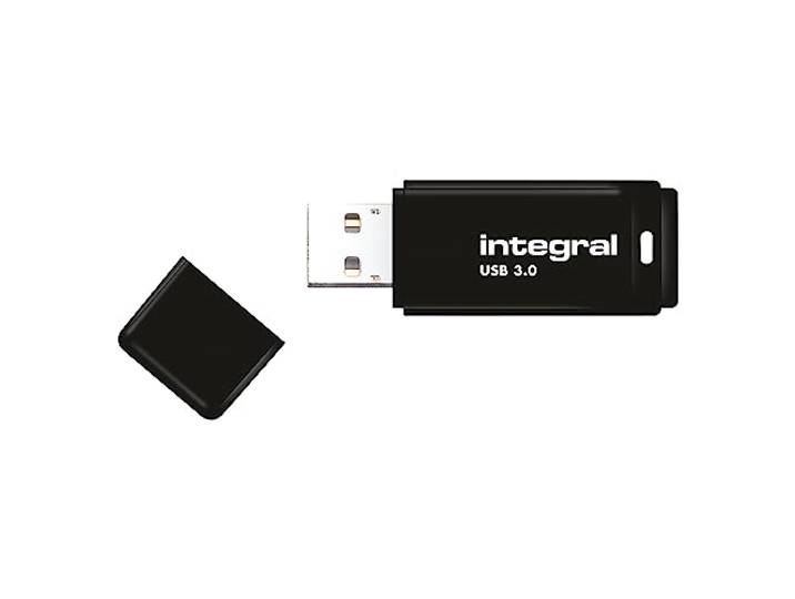 Integral 128GB zwarte USB 3.2 Gen 1 Super Speed Fast Memory Flash Drive