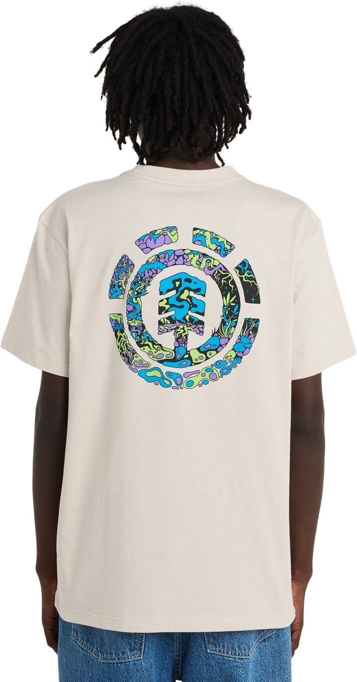 T-Shirt ELEMENT "Swamps", Herren, Gr. M, beige (oat milk), Obermaterial: 100% Baumwolle., Shirts T-Shirt oat milk M