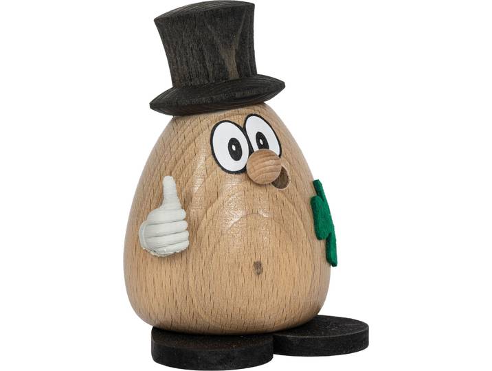 Räuchermännchen SAICO ORIGINAL Knallkopp Benjamin , braun (natur), Räucherdeko, Räuchermännchen, Höhe 9 cm