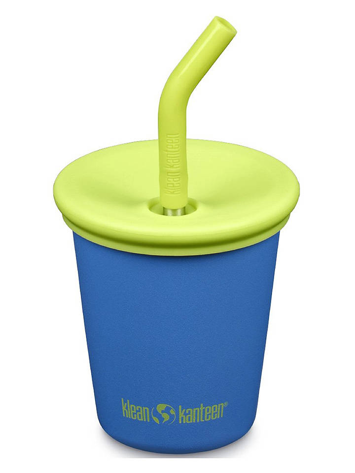 Klean Kanteen Kinderbecher "Kanteen Kid" in Grün/ Blau - 296 ml - onesize