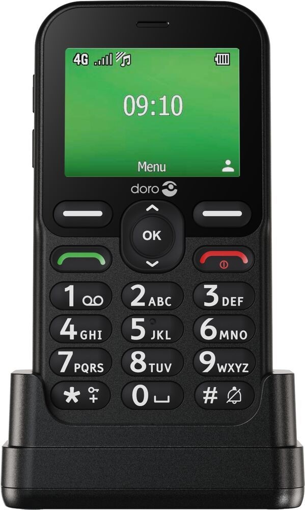 Doro 4G Smartphone 6,1 cm (2.4 Zoll 1 GHz 0,3 MP Single SIM Leva E10 (Schwarz) 8988