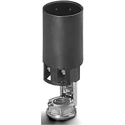 Houben Fassung E14 f.Kerzen sw,85mm,10mm Bohr. 109814