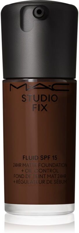 MAC Cosmetics Studio Fix Fluid SPF 15 24HR Matte Foundation + Oil Control mattifying foundation SPF 15 shade NW63 30 ml