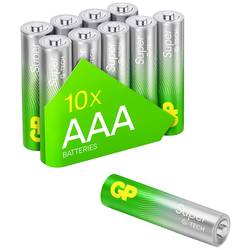 GP Super Micro (AAA)-Batterie Alkali-Mangan 1.5 V 10 St. GPSUP24A997C10