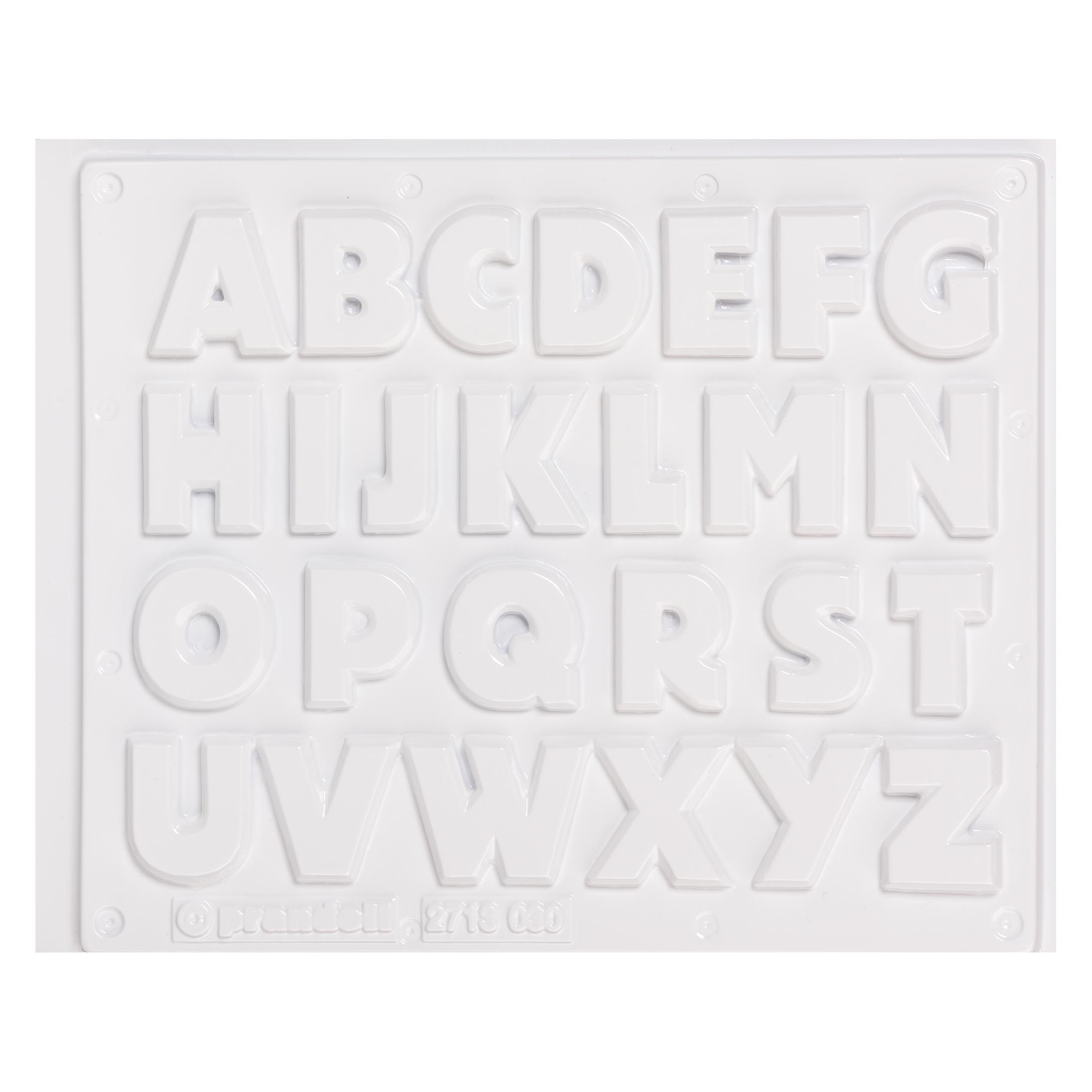 Knorr Prandell Giessform "Buchstaben (A-Z)" | 35 mm, weiss (Baier & Schneider)
