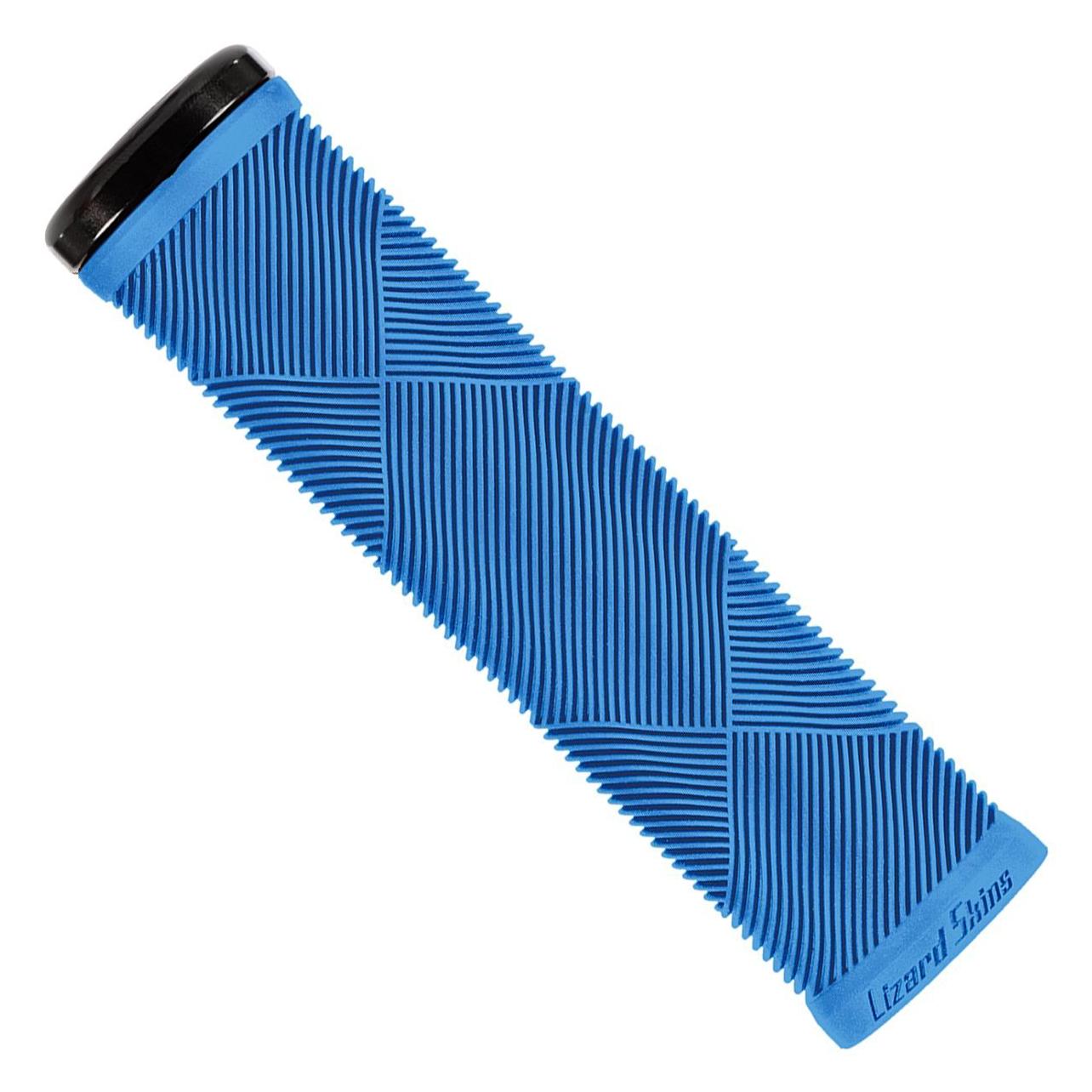 Lizard Skins Lenkungsgriffe Lizardskins verloren einseitige Lock-On-Schichten-Deja Blue Klamra 130 mm (neu 2023) (LI9022.BLU)