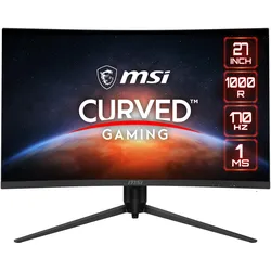 MSI G271CQPDE E2 Gaming Monitor - Curved QHD, 170Hz, 1ms (2560 x 1440 Pixel, 27"), Monitor, Schwarz