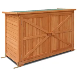 MCombo Gartenschrank Outdoor-Schrank Werkzeugschrank Geräteschuppen Holz 1280