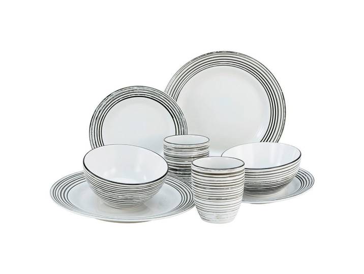 Kombiservice Gomera Keramik 4 Personen Geschirr Set