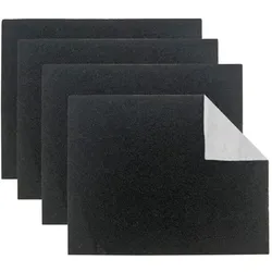 Relaxdays Dunstabzugshaube Filter Set 47x57 cm Weiß,Schwarz