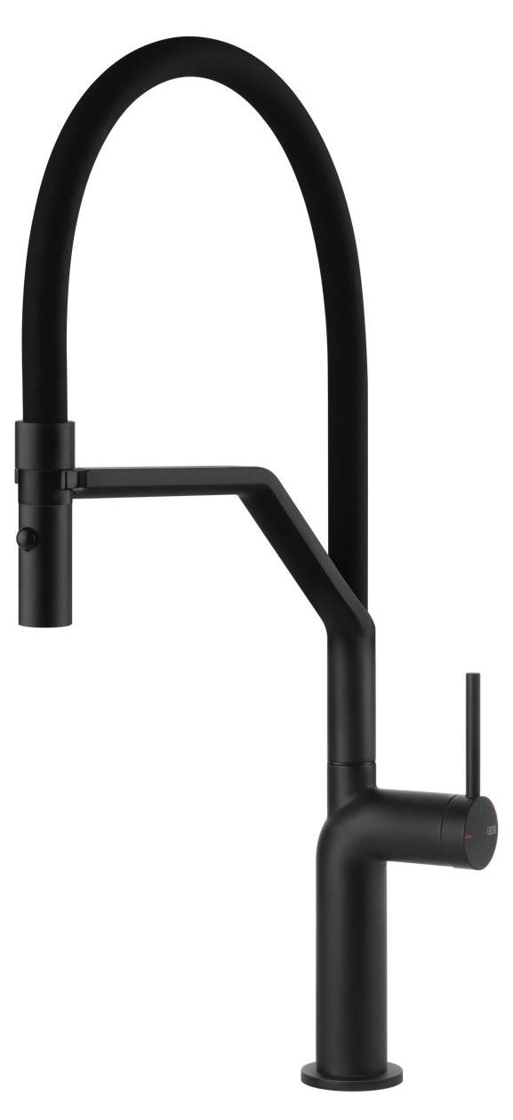 Gessi 60315, Ziehen, Schwarz, Hebelgriffe, Einzelbild, 3/8", Typ C