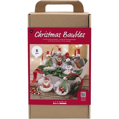 Creativ Company DIY Sets Fuse Beads Kreativ Set Weihnachtskugeln, Perlen, Kreativ Box