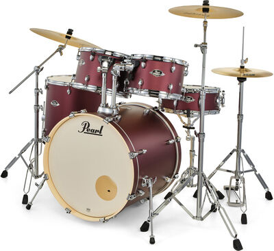 Pearl "Export 22" Rock Sat. Scarlet" Satin Scarlet