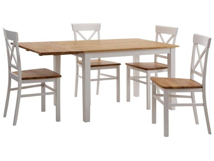 Home affaire Esstisch Samba, Breite 120 cm, mit ausklappbarer Tischplatte