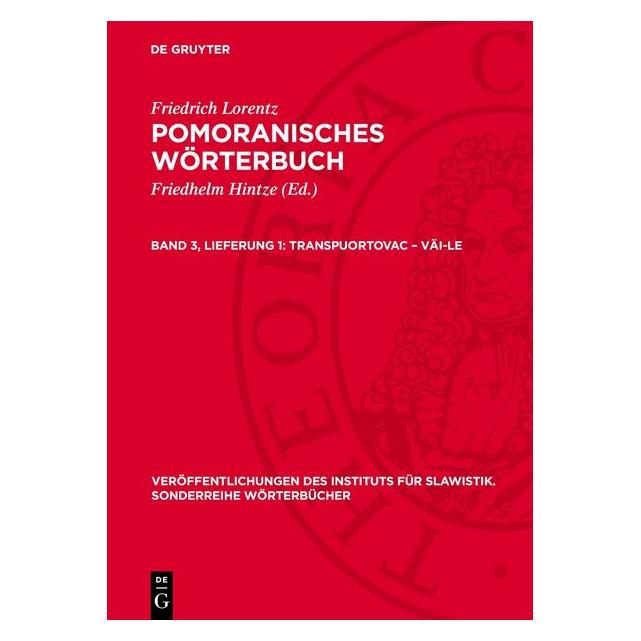 De Gruyter Transpuortovac - väi-le (Deutsch, Hardcover, Friedrich Lorentz) (67795265)