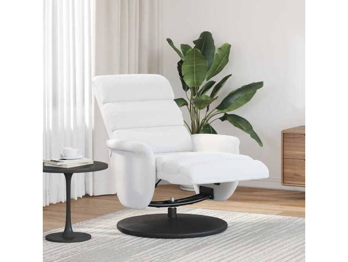 Promo 2026  Fauteuil inclinable Charge 150kg 98x71x106 cm - Fauteuil Releveur Relax Blanc 98x71x106 cm PU 2472