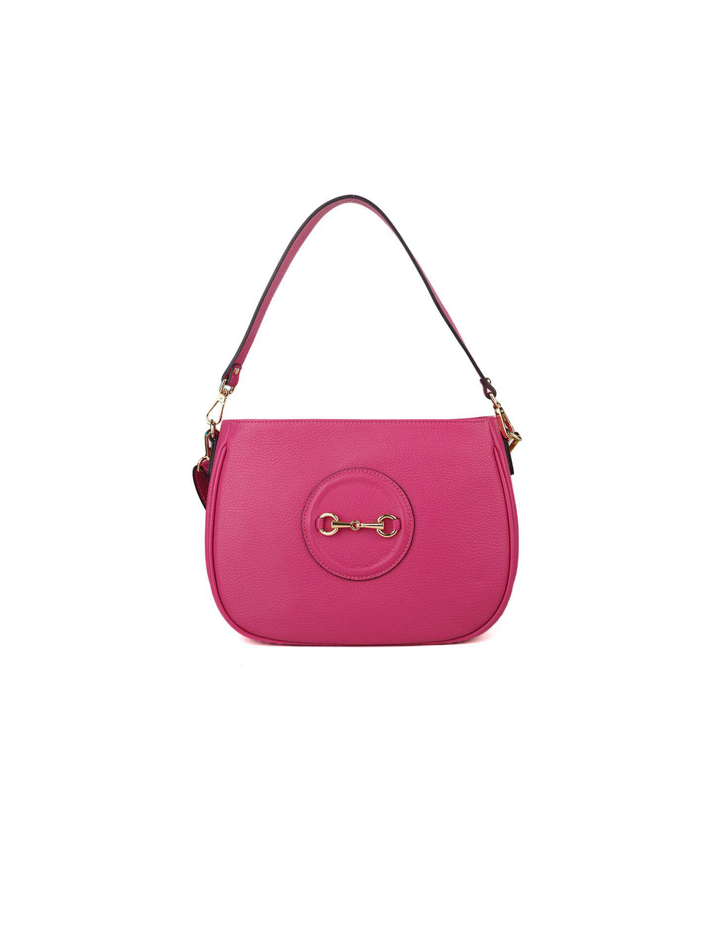 Giulia Monti Schultertasche Fuchsia