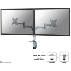 Neomounts FPMA-D1330DSILVER Monitorarm 10-27"