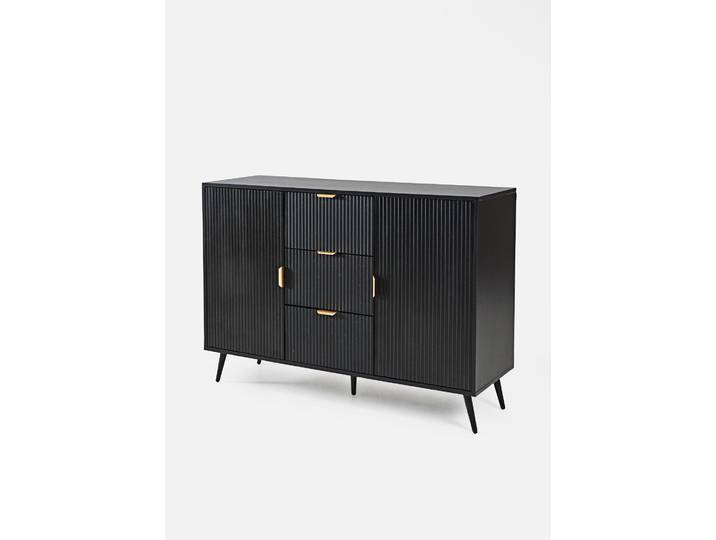 bonprix Sideboard, 85x120x40 cm, Modernes Sideboard für Deinen Wohnstil, schwarz