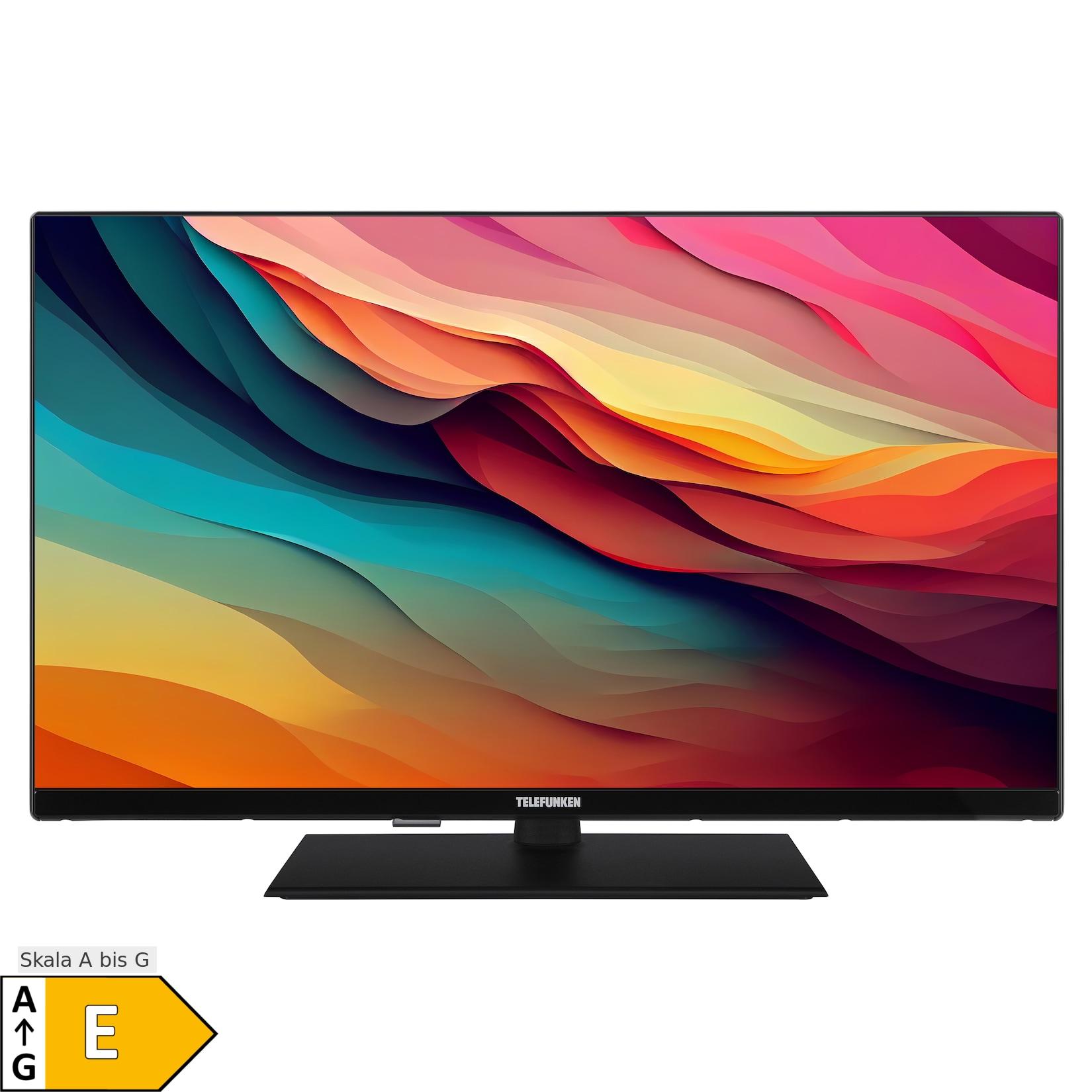 Telefunken XF32N750M Fernseher 32 Zoll Full HD Auflösung, LED TV mit Triple-Tuner, schwarz (2026)