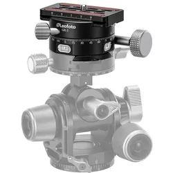 Leofoto Panoramaklemme Schwenkadapter GR-3 (Stativadapter), Stativ Zubehör, Silber, Schwarz