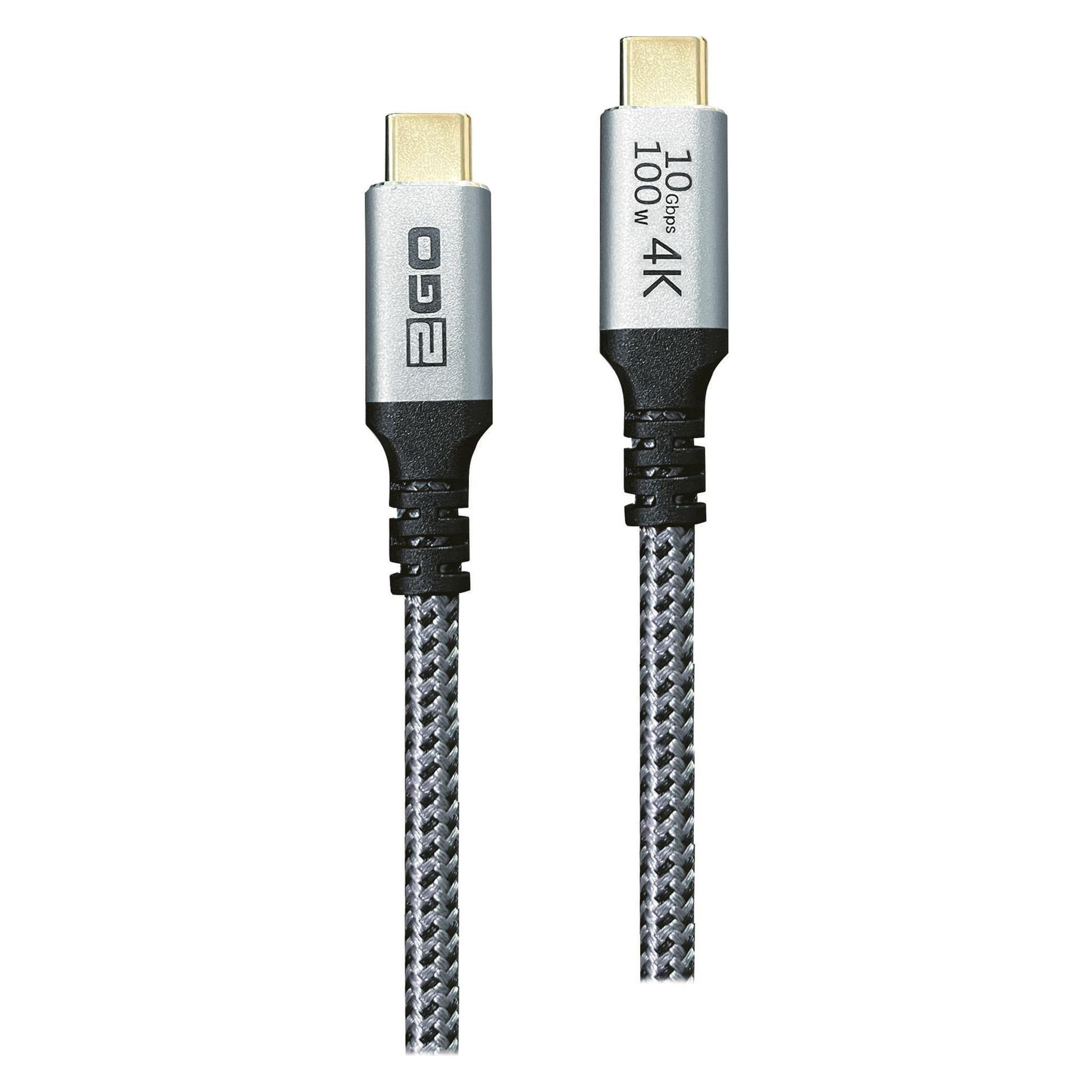 2GO USB Typ C - USB Typ C (1.20 m, USB 3.2 Gen 2, 100 W) (797512)